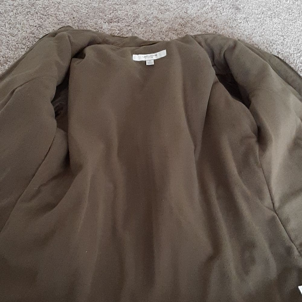 NWOT Liz Claiborne olive green outerwear jacket - Picture 13 of 13